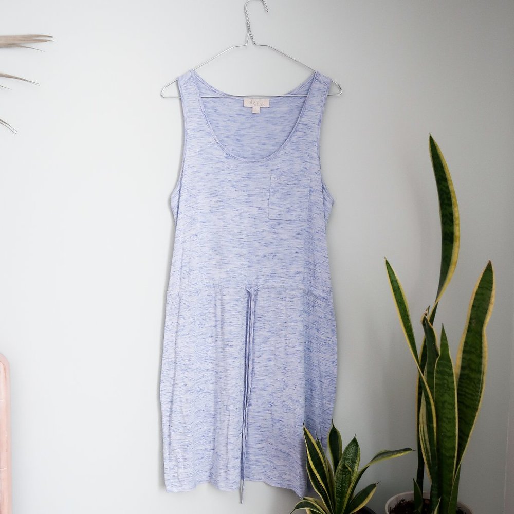 Olive & Oak Drawstring Sleeveless Midi Dress